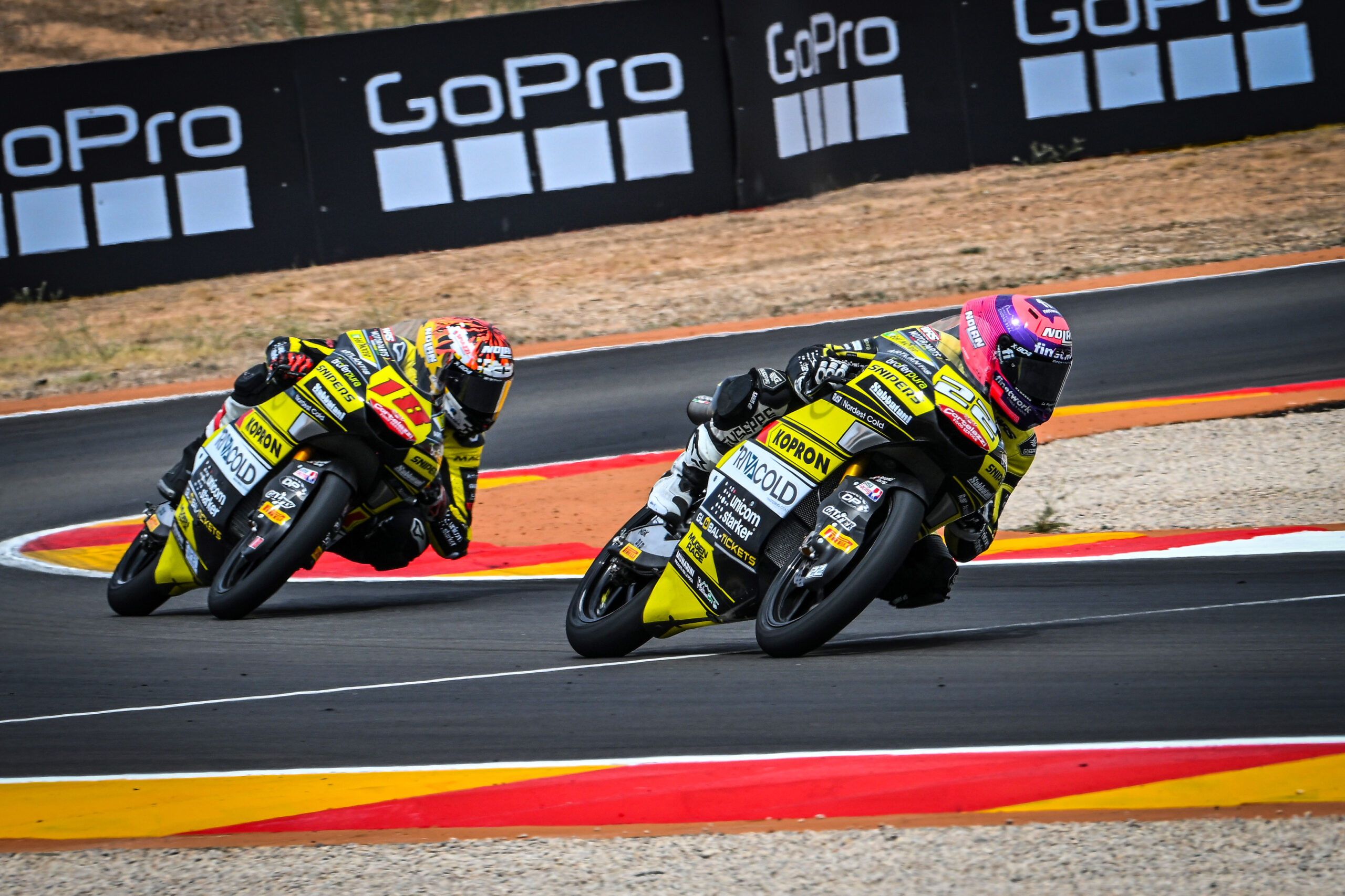 <strong>Pista estremamente insidiosa per il GP di Aragona dopo un bel weekend con altri punti portati a casa.</strong>